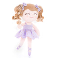 Cargar la imagen en la vista de la galería, Gloveleya 14 - inch Personalized Plush Dolls Curly Ballerina Series Purple Ballet Dream - Gloveleya Official
