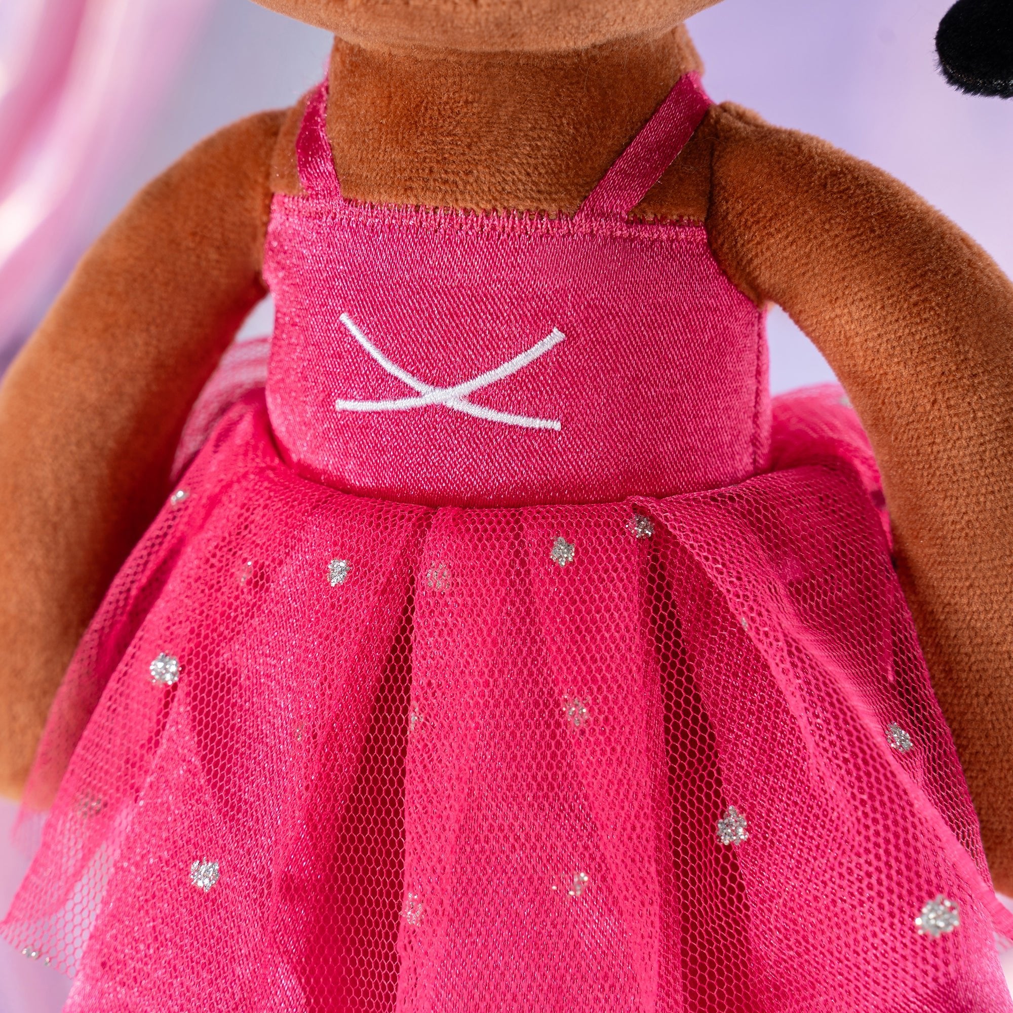 Gloveleya 14 - inch Personalized Plush Dolls Curly Ballerina Series Rose Ballet Dream - Gloveleya Official