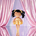 Cargar la imagen en la vista de la galería, Gloveleya 14 - inch Personalized Plush Dolls Curly Ballerina Series Tanned Gold Ballet Dream - Gloveleya Official
