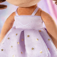 Cargar la imagen en la vista de la galería, Gloveleya 14 - inch Personalized Plush Dolls Curly Ballerina Series Tanned Purple Ballet Dream - Gloveleya Official
