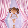 Load image into Gallery viewer, Gloveleya 14 - inch Personalized Plush Dolls Curly Ballerina Series Tanned Purple Ballet Dream - Gloveleya Official
