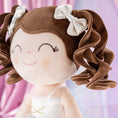 Charger l'image dans la visionneuse de la galerie, Gloveleya 14 - inch Personalized Plush Dolls Curly Ballerina Series White Ballet Dream - Gloveleya Official
