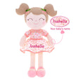 Load image into Gallery viewer, Gloveleya 16-inch Personalized Cherry Girl Dolls Pink
