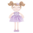 Load image into Gallery viewer, Gloveleya 16 - inch Personalized Flocking Heart Princess Purple - Gloveleya Official
