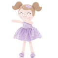 Load image into Gallery viewer, Gloveleya 16 - inch Personalized Flocking Heart Princess Purple - Gloveleya Official
