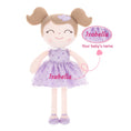 Load image into Gallery viewer, Gloveleya 16 - inch Personalized Flocking Heart Princess Purple - Gloveleya Official
