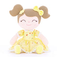 Cargar la imagen en la vista de la galería, Gloveleya 16 - inch Personalized Floral Flower Girls Doll Yellow - Gloveleya Official
