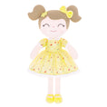 Cargar la imagen en la vista de la galería, Gloveleya 16 - inch Personalized Floral Flower Girls Doll Yellow - Gloveleya Official
