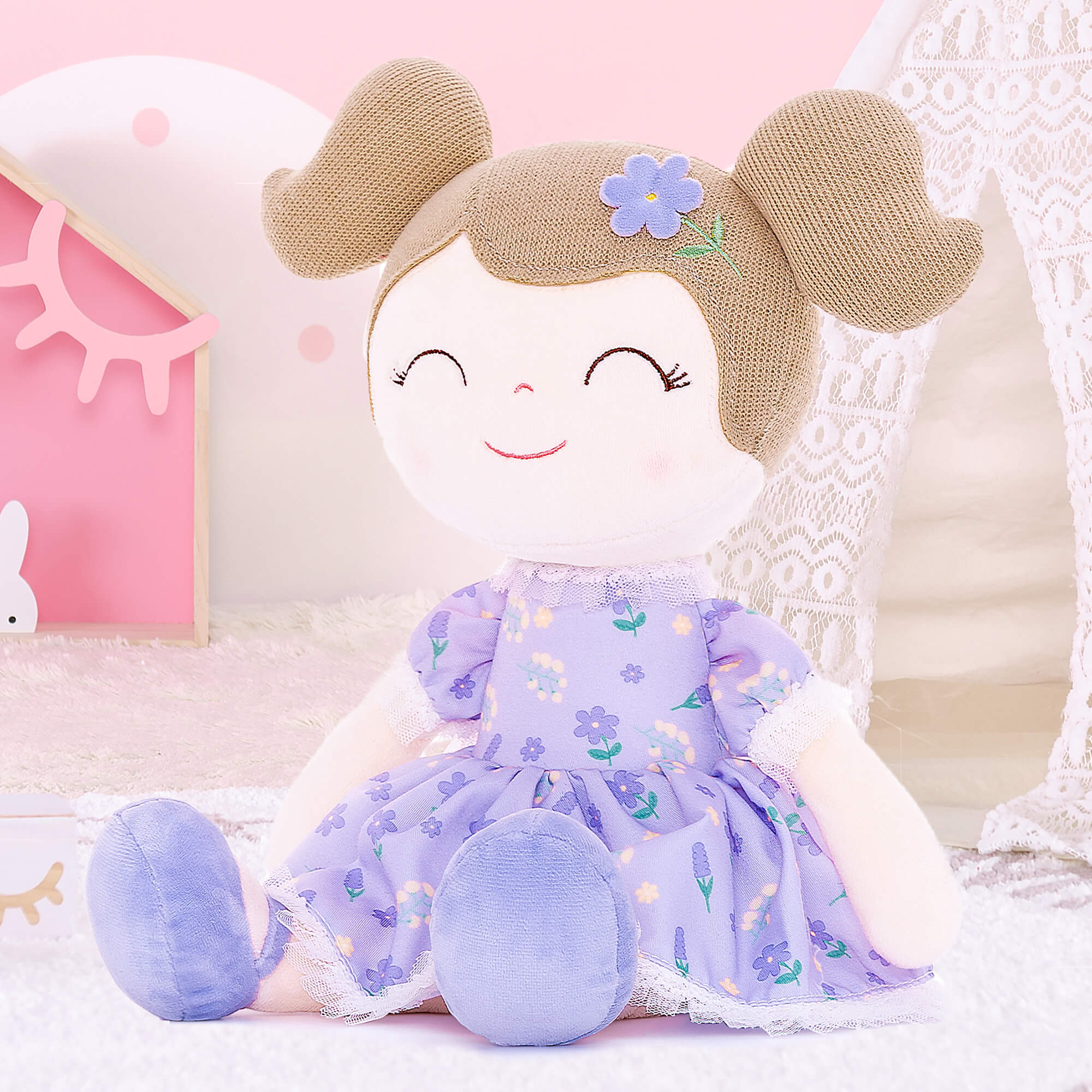 Gloveleya 16 - inch Personalized Flower Fairy Girls Dolls Series - Gloveleya Official