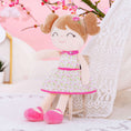 Carica l'immagine nel visualizzatore della galleria, Gloveleya 16 - inch Personalized Flower Girls Dolls Pink - Gloveleya Official
