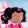 Load image into Gallery viewer, Gloveleya 16 - inch Personalized Plush Dolls Curly Love Heart Princess Dolls - Rose - Gloveleya Official
