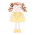 Load image into Gallery viewer, Gloveleya 16 - inch Personalized Plush Dolls Curly Love Heart Princess Dolls - Yellow - Gloveleya Official
