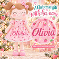 Load image into Gallery viewer, Gloveleya 16-Inch Personalized Strawberry Girl Doll – Birthday Gift for Girls - Gloveleya Official
