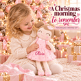 Cargar la imagen en la vista de la galería, Gloveleya 16-Inch Personalized Valentine Princess Doll – Pink - Gloveleya Official
