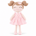 Cargar la imagen en la vista de la galería, Gloveleya 16-Inch Personalized Valentine Princess Doll – Pink - Gloveleya Official
