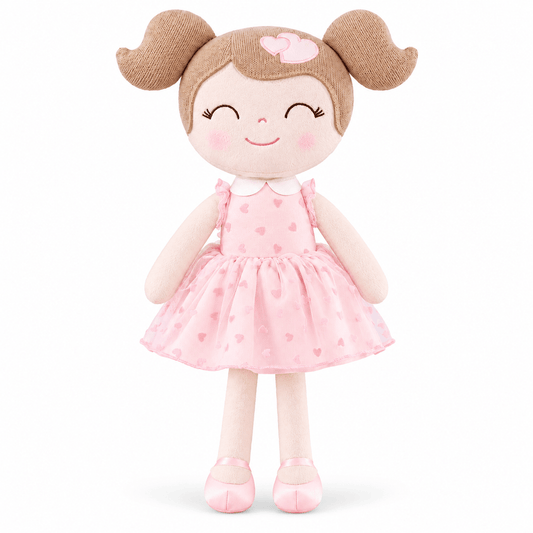 Gloveleya 16-Inch Personalized Valentine Princess Doll – Pink - Gloveleya Official