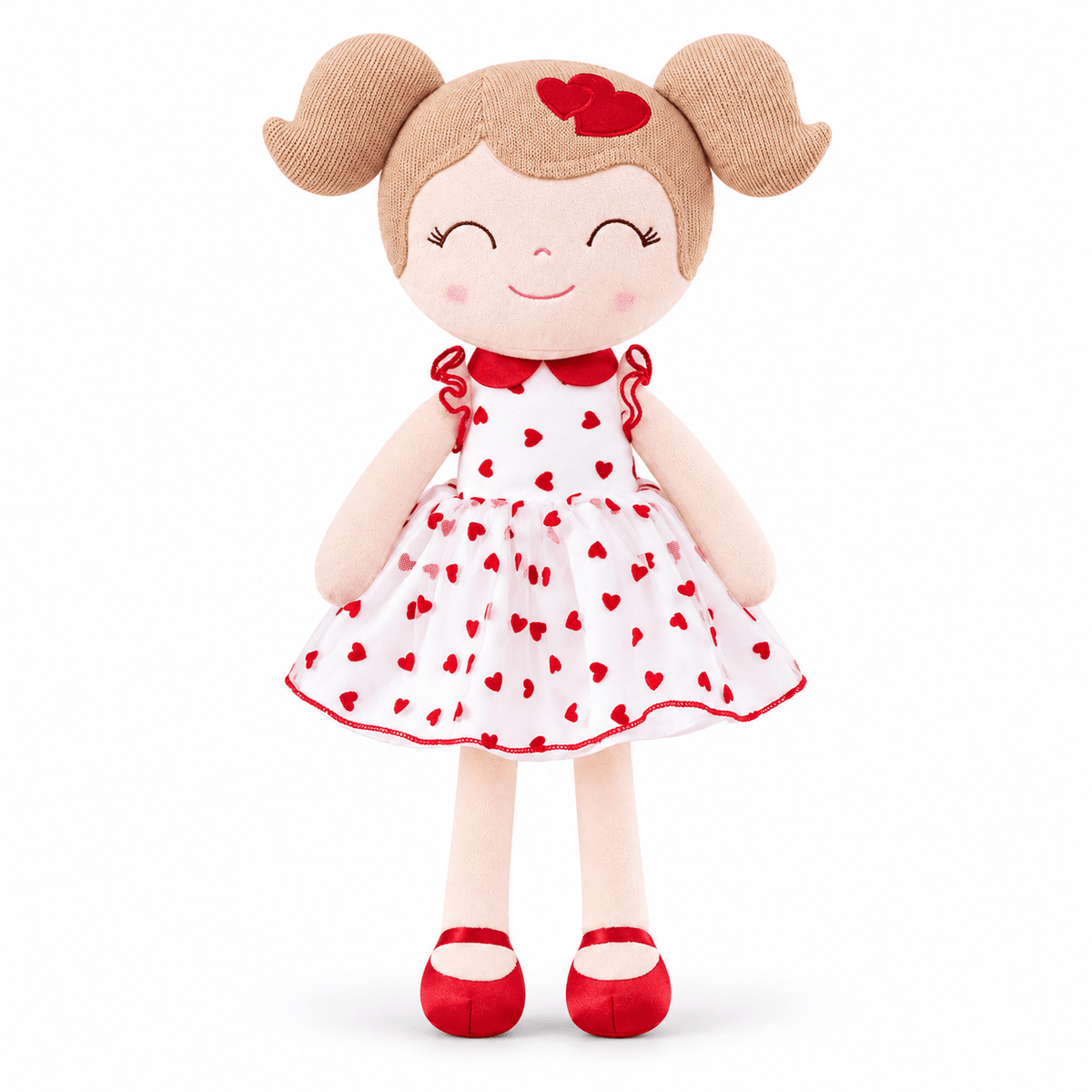 Gloveleya 16-Inch Personalized Valentine Princess Doll – Red - Gloveleya Official