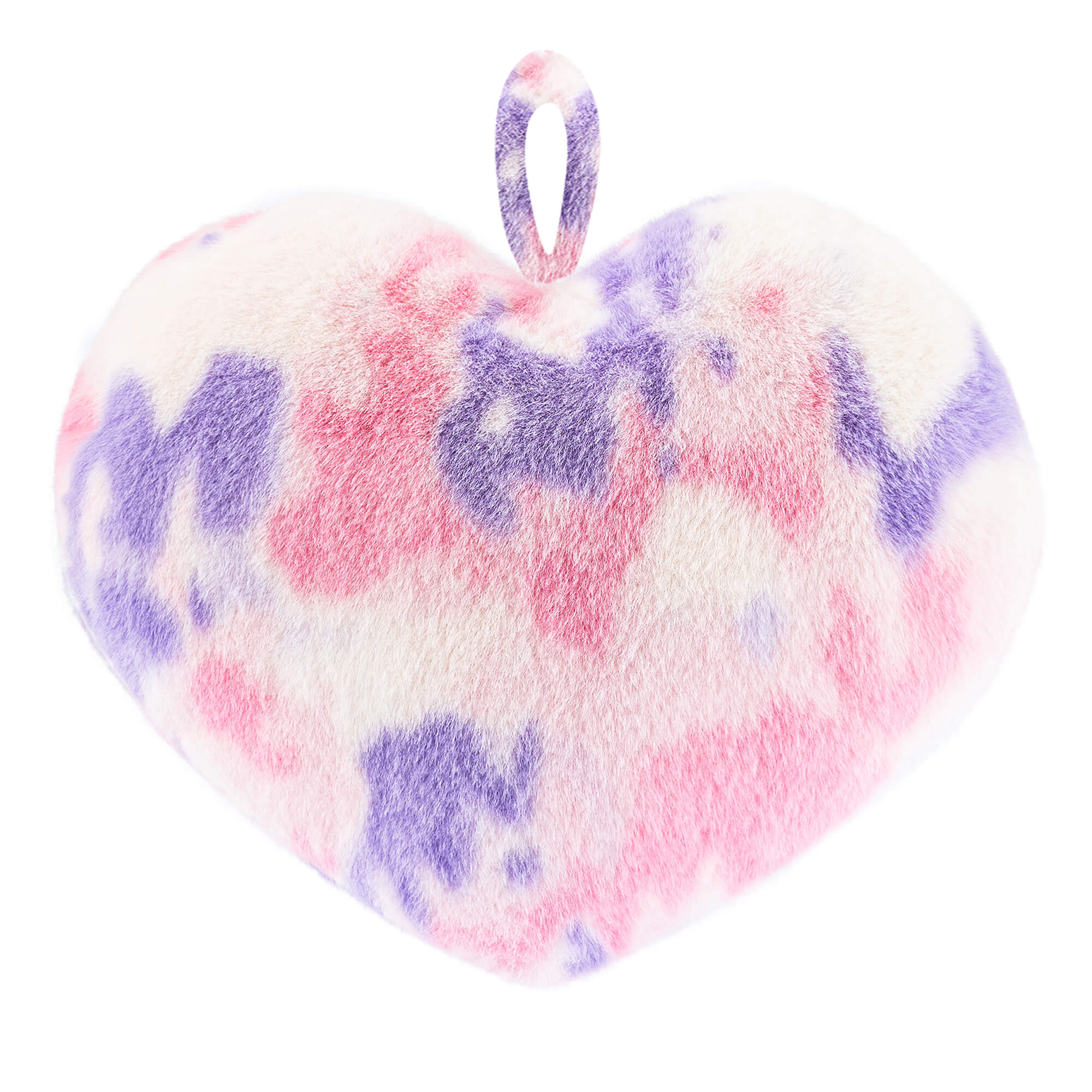 Gloveleya 17 - inch Fashion Mink Velvet Plush Toy Love Heart Kids Pillow Dyeing Purple - Gloveleya Official