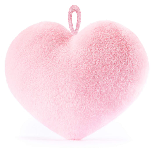 Gloveleya 17 - inch Fashion Mink Velvet Plush Toy Love Heart Kids Pillow Pink - Gloveleya Official