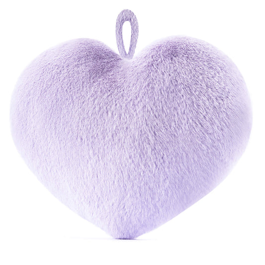 Gloveleya 17 - inch Fashion Mink Velvet Plush Toy Love Heart Kids Pillow Purple - Gloveleya Official