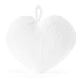 Cargar la imagen en la vista de la galería, Gloveleya 17 - inch Fashion Mink Velvet Plush Toy Love Heart Kids Pillow White - Gloveleya Official
