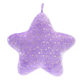 Load image into Gallery viewer, Gloveleya 20 - inch Plush Fashion Pillow Bronzing Stars Shaped Pillows Dark Purple - Gloveleya Official
