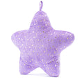 Load image into Gallery viewer, Gloveleya 20 - inch Plush Fashion Pillow Bronzing Stars Shaped Pillows Dark Purple - Gloveleya Official
