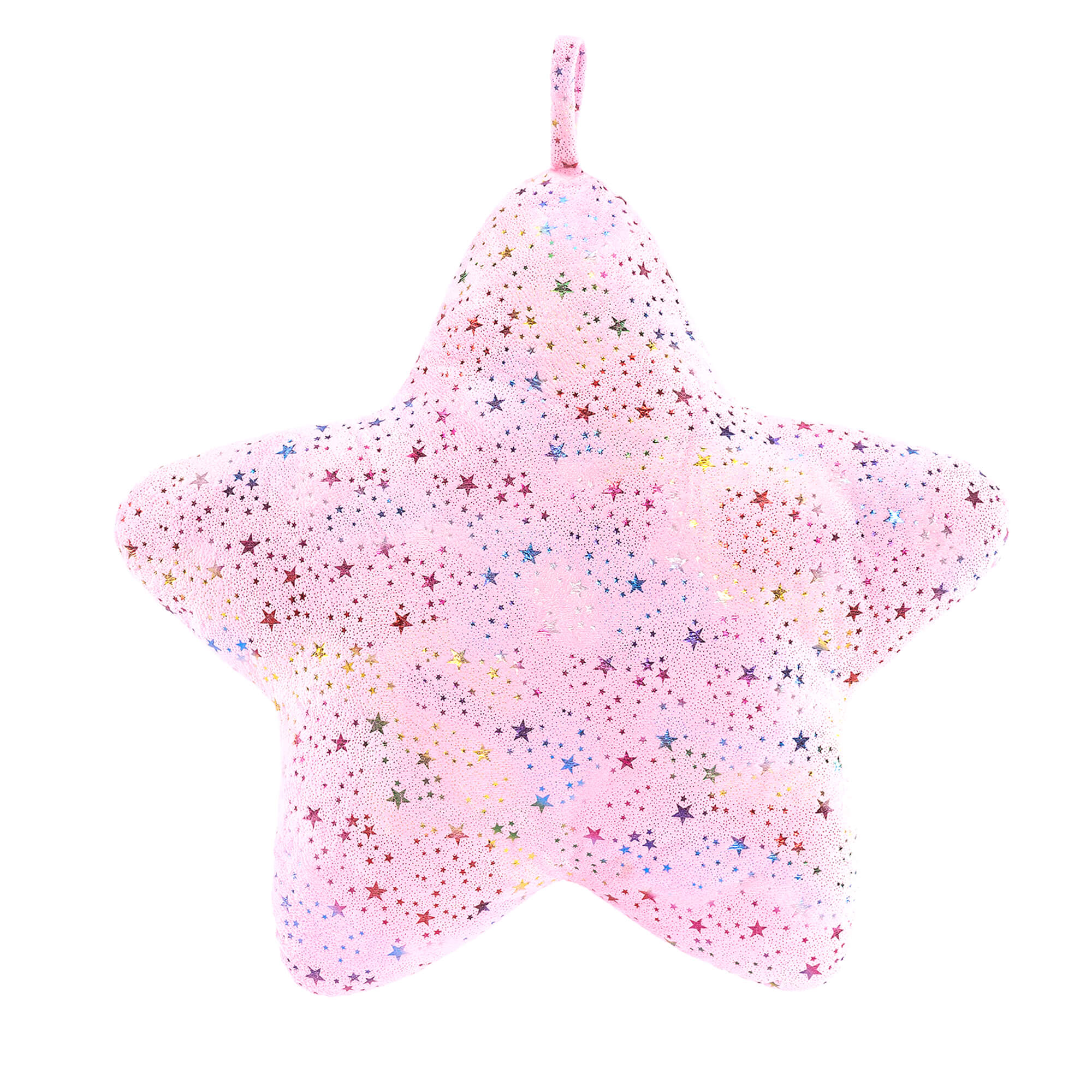 Gloveleya 20 - inch Plush Fashion Pillow Ironing Colorful Stars Pillows Star Shaped Light Pink - Gloveleya Official