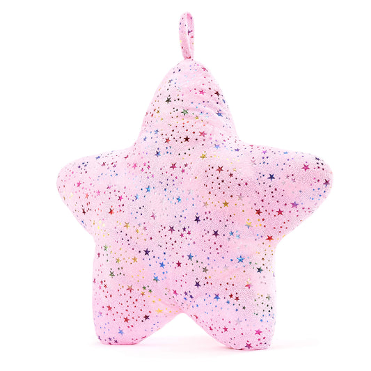 Gloveleya 20 - inch Plush Fashion Pillow Ironing Colorful Stars Pillows Star Shaped Light Pink - Gloveleya Official