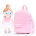 Load image into Gallery viewer, Gloveleya 9 - inch Personalized Angel Girl Doll Backpack Pink - Gloveleya Official
