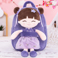 Load image into Gallery viewer, Gloveleya 9 - inch Personalized Chinese Traditional Dolls Backpacks Crape Myrtle - Gloveleya Official
