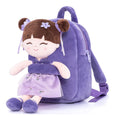 Load image into Gallery viewer, Gloveleya 9 - inch Personalized Chinese Traditional Dolls Backpacks Crape Myrtle - Gloveleya Official
