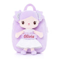 Charger l'image dans la visionneuse de la galerie, Gloveleya 9 - inch Personalized Curl Candy Girls Doll Backpack - Gloveleya Official
