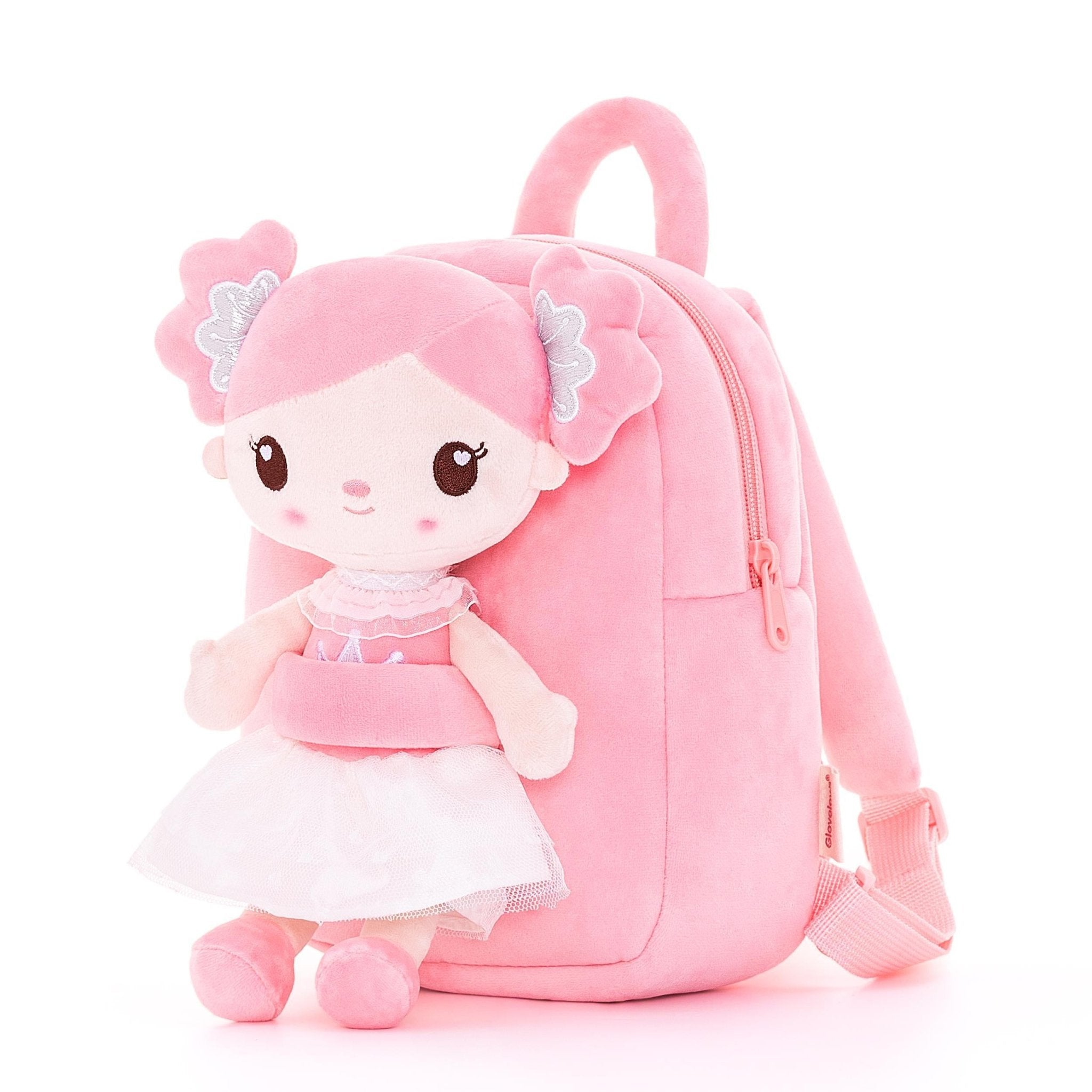 Gloveleya 9 - inch Personalized Curl Candy Girls Doll Backpack Gifts - Gloveleya Official