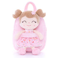 Cargar la imagen en la vista de la galería, Gloveleya 9 - inch Personalized Flower Fairy Girls Dolls Backpacks Pink - Gloveleya Official
