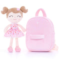 Load image into Gallery viewer, Gloveleya 9 - inch Personalized Flower Fairy Girls Dolls Backpacks Pink - Gloveleya Official
