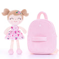 Load image into Gallery viewer, Gloveleya 9 - inch Personalized Flower Fairy Girls Dolls Backpacks Pink Rose - Gloveleya Official
