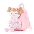 Carica l'immagine nel visualizzatore della galleria, Gloveleya 9 - inch Personalized Flower Fairy Girls Dolls Backpacks Pink Sunflower - Gloveleya Official
