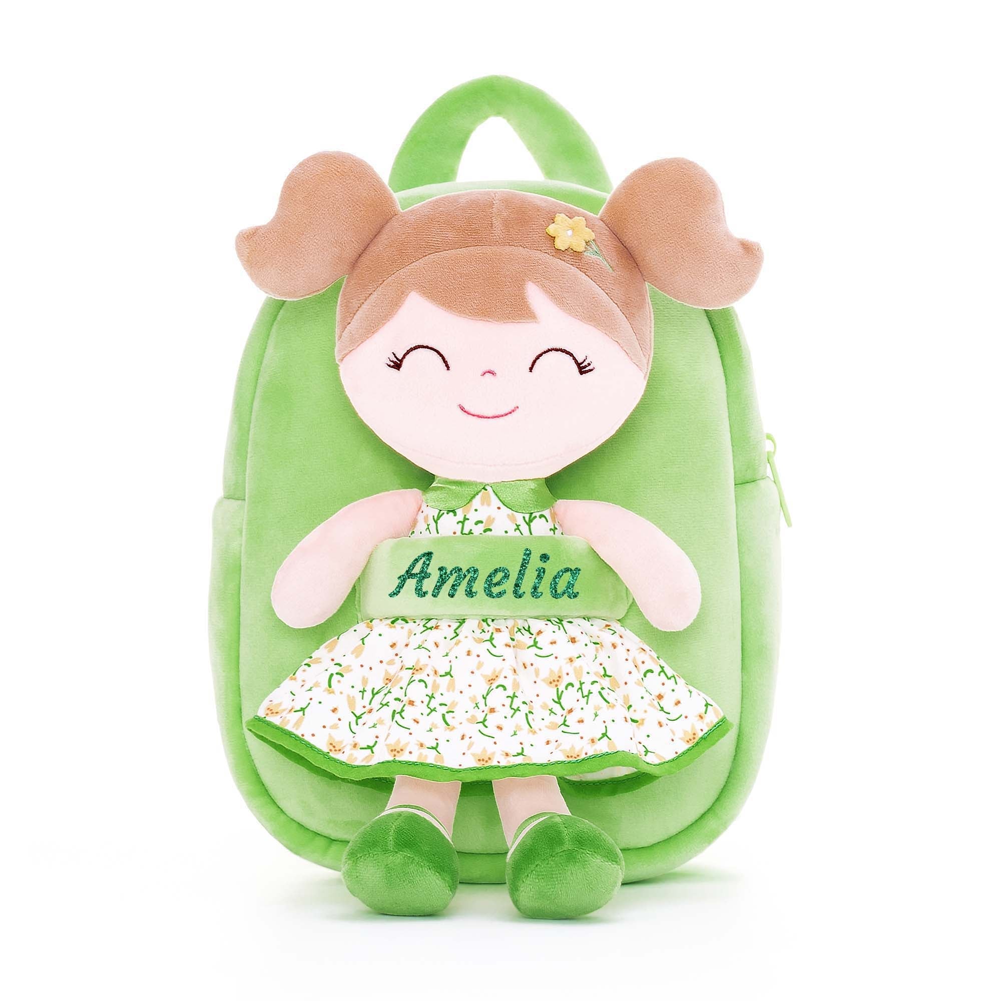 Gloveleya 9 - inch Personalized Flower Fairy Girls Dolls Backpacks Series - Gloveleya Official