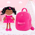 Bild in Galerie-Betrachter laden, Gloveleya 9 - inch Personalized Love Heart Girls Dolls Backpacks Rose - Gloveleya Official
