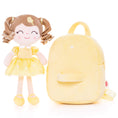 Cargar la imagen en la vista de la galería, Gloveleya 9 - inch Personalized Love Heart Girls Dolls Backpacks Yellow - Gloveleya Official
