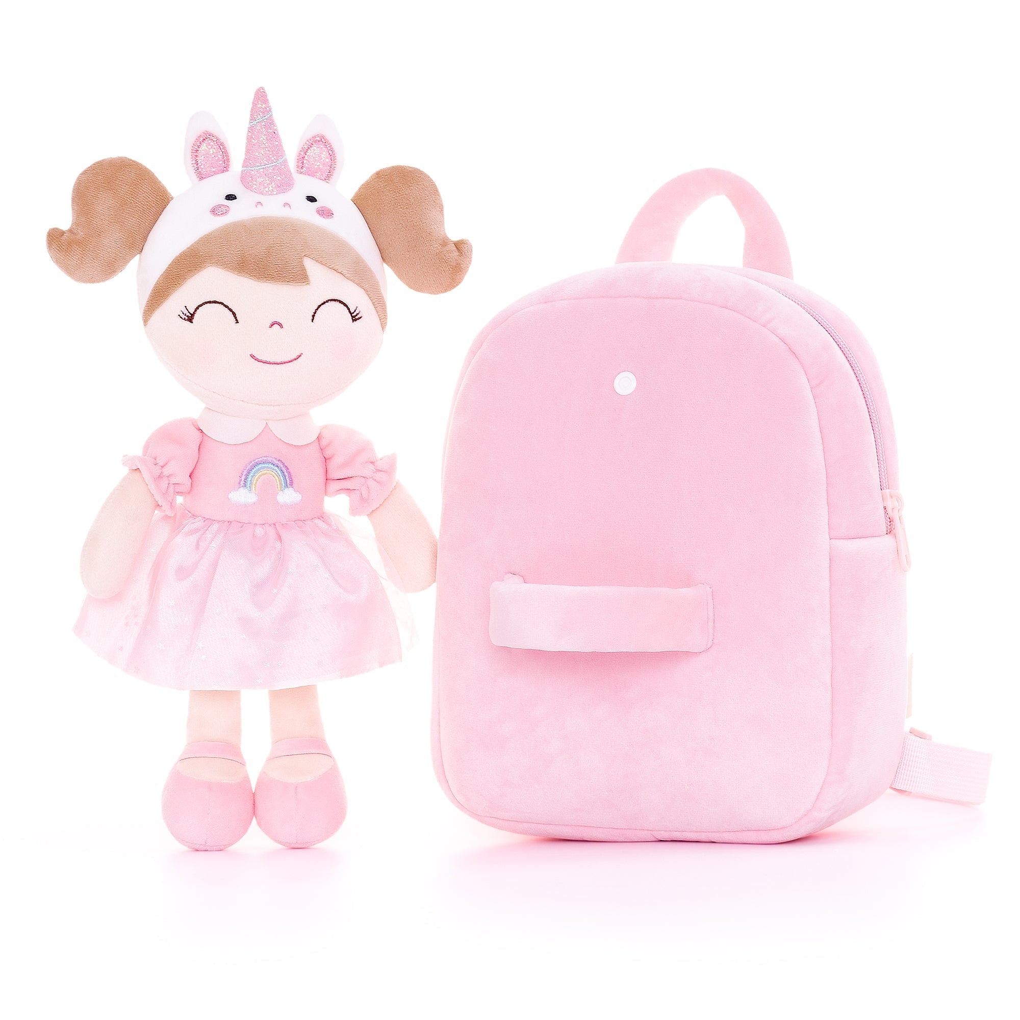 Gloveleya 9 - inch Personalized Plush Animal Dolls Backpacks Series - Gloveleya Official