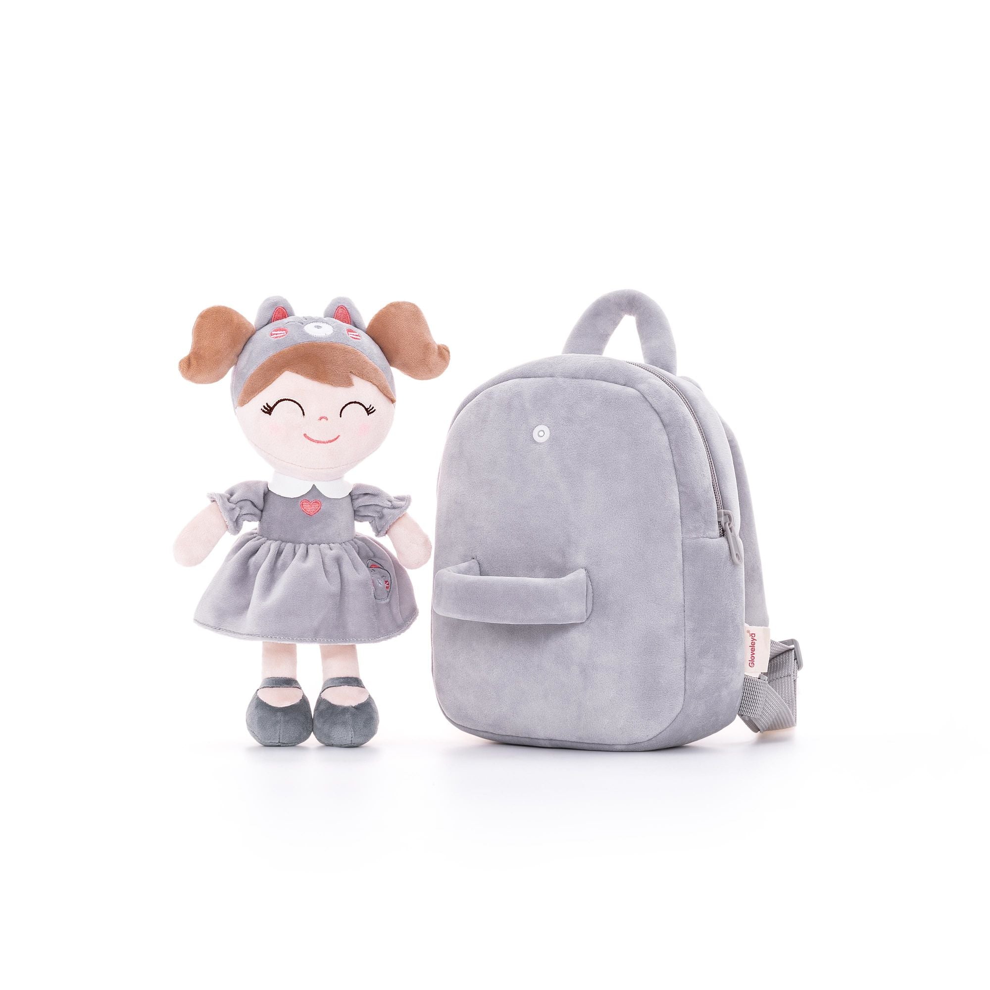 Gloveleya 9 - inch Personalized Plush Animal Dolls Backpacks Series - Gloveleya Official