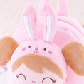 Carica l'immagine nel visualizzatore della galleria, Gloveleya 9 - inch Personalized Plush Animal Dolls Backpacks Series Rabbit - Gloveleya Official
