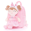 Carica l'immagine nel visualizzatore della galleria, Gloveleya 9 - inch Personalized Plush Animal Dolls Backpacks Series Unicorn - Gloveleya Official
