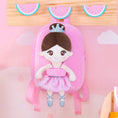 Bild in Galerie-Betrachter laden, Gloveleya 9 - inch Personalized Plush Ballet Girl Dolls Backpack Pink Ballet Dream - Gloveleya Official
