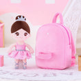 Load image into Gallery viewer, Gloveleya 9 - inch Personalized Plush Ballet Girl Dolls Backpack Pink Ballet Dream - Gloveleya Official
