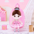 Bild in Galerie-Betrachter laden, Gloveleya 9 - inch Personalized Plush Ballet Girl Dolls Backpack Pink Ballet Dream - Gloveleya Official
