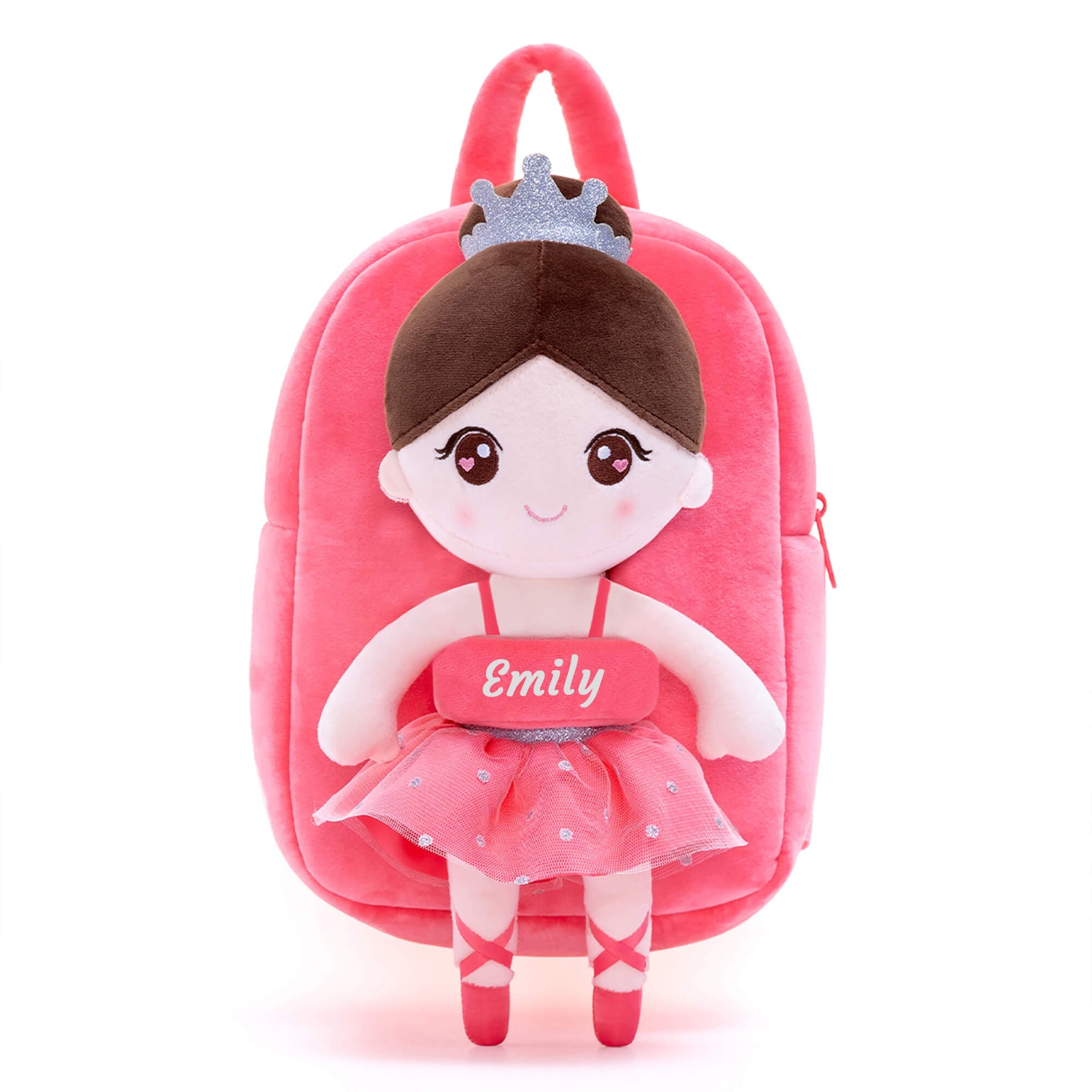 Gloveleya 9 - inch Personalized Plush Ballet Girl Dolls Backpack Series Ballet Dream - Gloveleya Official