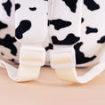 Cargar la imagen en la vista de la galería, Gloveleya 9 - inch Personalized Plush Curly Animal Dolls Backpack Cow - Gloveleya Official
